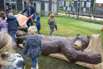 Vijver gedempt ten faveure van speeltuin