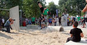 Hoogvliet is sinds zaterdag het epicentrum van urban sports